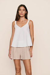 Linen Blend Relaxed Short