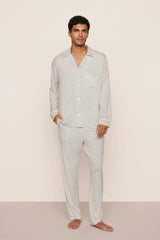 William Printed TENCEL™ Modal Long PJ Set