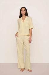 Nautico Relaxed Short Sleeve & Pant PJ Set