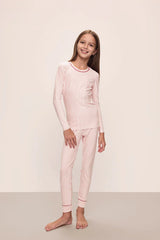 Kids Printed TENCEL™ Modal Unisex Long PJ Set