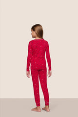 Kids Printed TENCEL™ Modal Unisex Long PJ Set