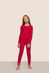 Kids Printed TENCEL™ Modal Unisex Long PJ Set