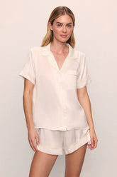 Inez Washable Silk Short PJ Set