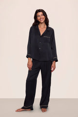 Inez Washable Silk Long PJ Set