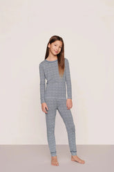 Kids Printed TENCEL™ Modal Unisex Long PJ Set