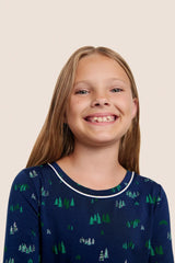 Kids Printed TENCEL™ Modal Unisex Long PJ Set
