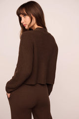 Recycled Sweater Cropped Cardigan