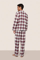 Men's Flannel Long PJ Set
