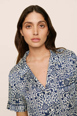 Eberjey x Casa Del Sol - Inez Washable Silk Printed Short PJ Set