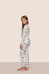 Kids Printed TENCEL™ Modal Unisex Long PJ Set