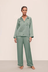 Inez Washable Silk Long PJ Set