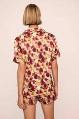 Eberjey x Lily Aldridge - Inez Washable Silk Printed Short PJ Set