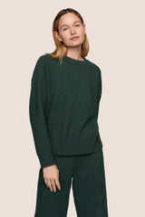Recycled Boucle Crew Neck Pullover