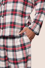 Men's Flannel Long PJ Set