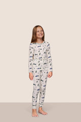 Kids Printed TENCEL™ Modal Unisex Long PJ Set