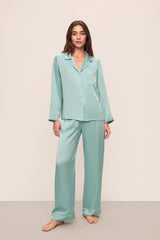 Inez Washable Silk Long PJ Set