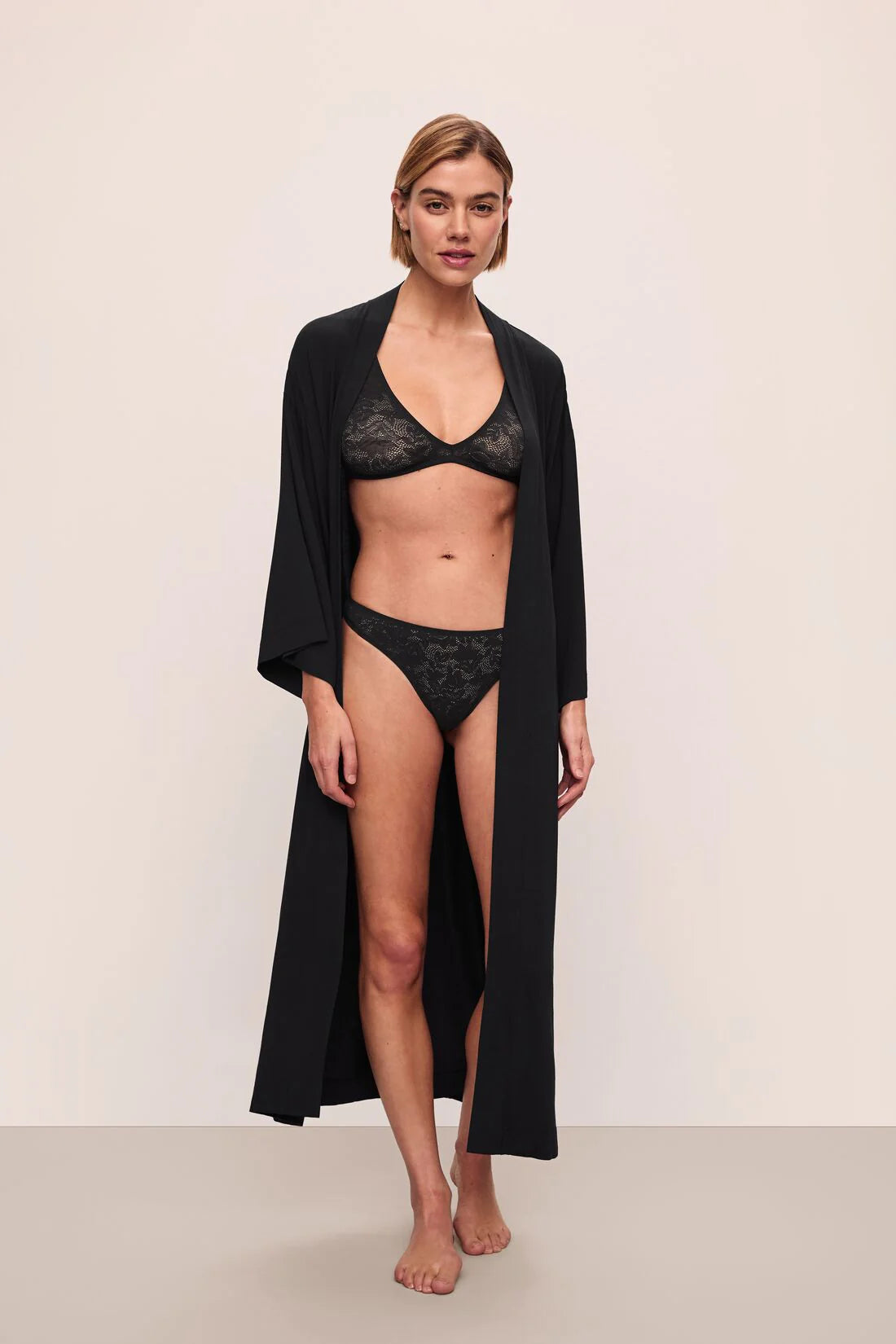 Soft Stretch Recycled Lace Plunge Bralette