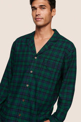 Men's Flannel Long PJ Set