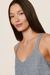 Linen Blend V Neck Cami