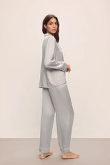 Inez Washable Silk Long PJ Set