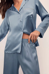 Inez Washable Silk Long PJ Set
