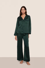 Inez Washable Silk Long PJ Set