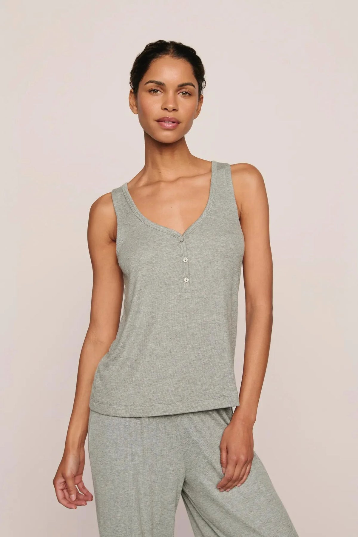 Dream Rib V Neck Tank