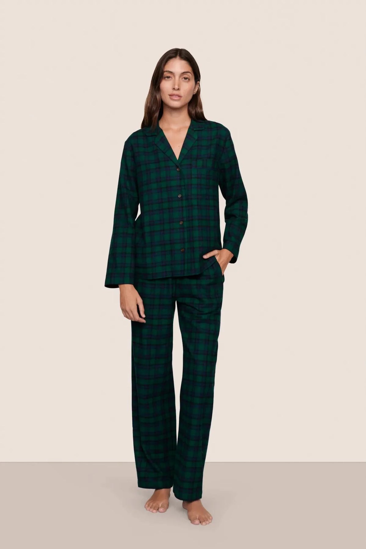 Flannel Long PJ Set