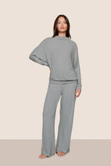Cozy Time Mock Neck Pullover