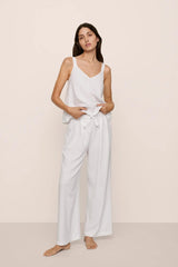 Linen Blend V Neck Cami