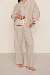 Linen Blend Relaxed Pant