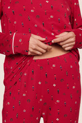 Gisele Printed TENCEL™ Modal Crewneck PJ Set