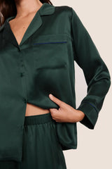 Inez Washable Silk Long PJ Set