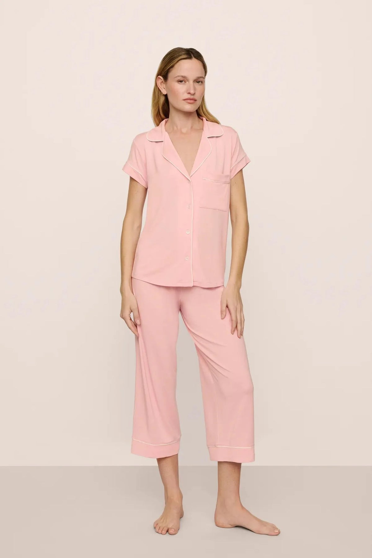 Gisele TENCEL™ Modal Short Sleeve Cropped PJ Set