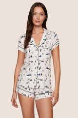 Gisele Printed TENCEL™ Modal Shortie Short PJ Set
