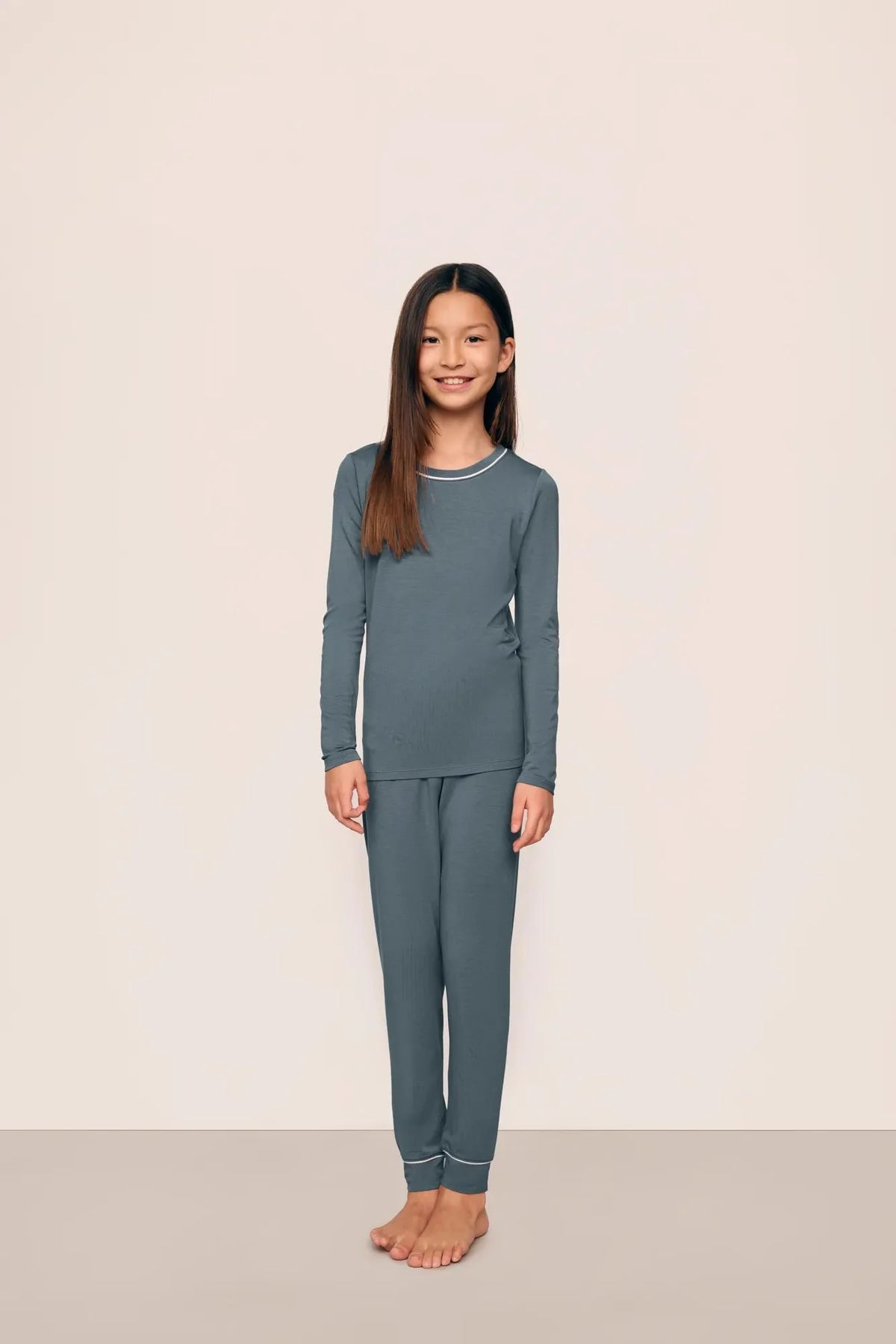 Kids TENCEL™ Modal Unisex Long PJ Set