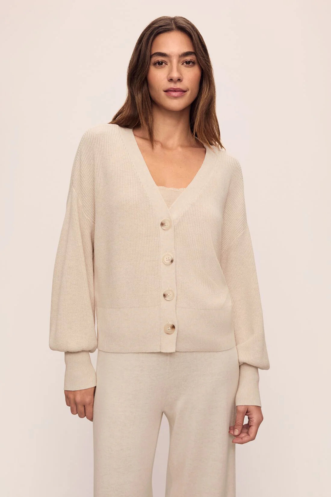 Fine Gauge Sweater Cardigan