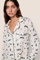 Gisele Printed TENCEL™ Modal Long PJ Set