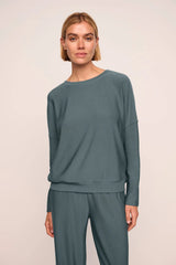 Softest Sweats Boat Neck Pullover
