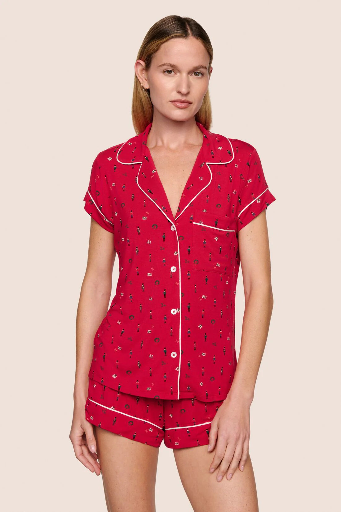 Gisele Printed TENCEL™ Modal Shortie Short PJ Set