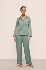 Inez Washable Silk Long PJ Set