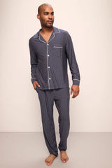 William Printed TENCEL™ Modal Long PJ Set