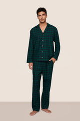 Men's Flannel Long PJ Set