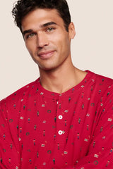 Henry Printed TENCEL™ Modal Long PJ Set