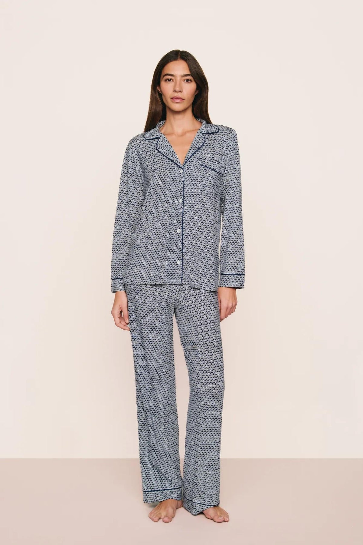 Gisele Printed TENCEL™ Modal Long PJ Set