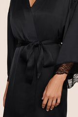 Washable Silk Lace Robe