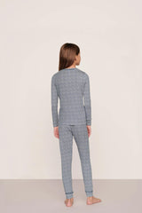 Kids Printed TENCEL™ Modal Unisex Long PJ Set