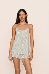Gisele TENCEL™ Printed Modal Ruffle Cami & Shortie Short Set